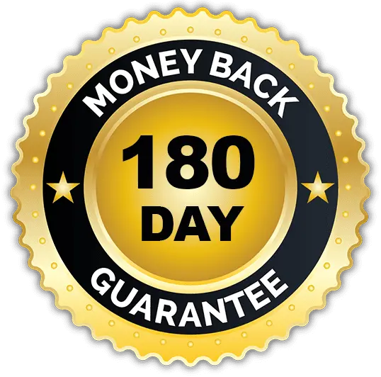 180 Days Money Back Guarantee